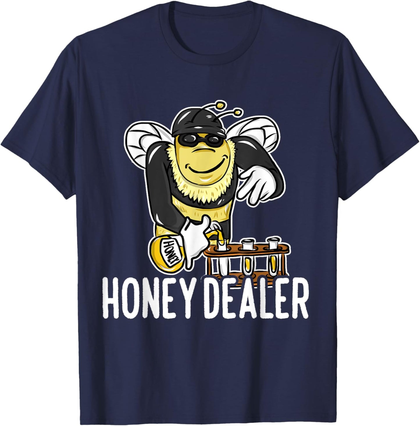 Honey Dealer For Beekeepers Bee Funny T-Shirt - T-Shirt | Navy