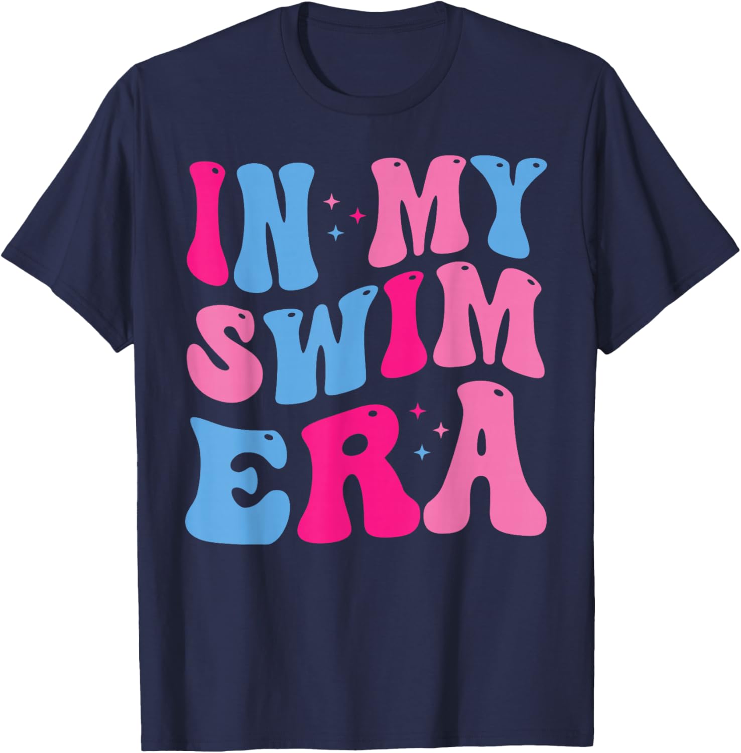 Retro In My Swim Era Swimming Swimmers Women Men Kids T-Shirt - T-Shirt | Navy