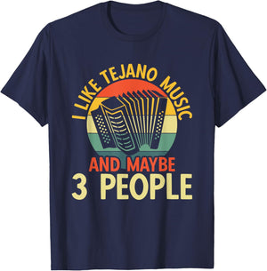 I Like Tejano Music T-Shirt - T-Shirt | Navy