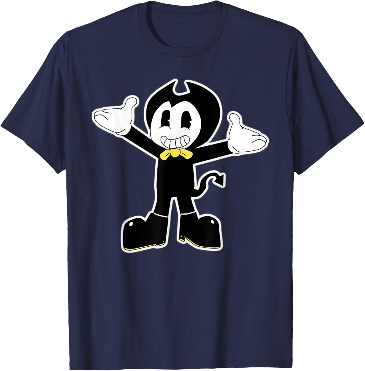 Bendy Little Devil Darlin Vintage Cartoon T-Shirt - T-Shirt | Navy