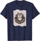 Fox Mask Therian Typography Therian Aesthetic TherianTok T-Shirt - T-Shirt | Navy