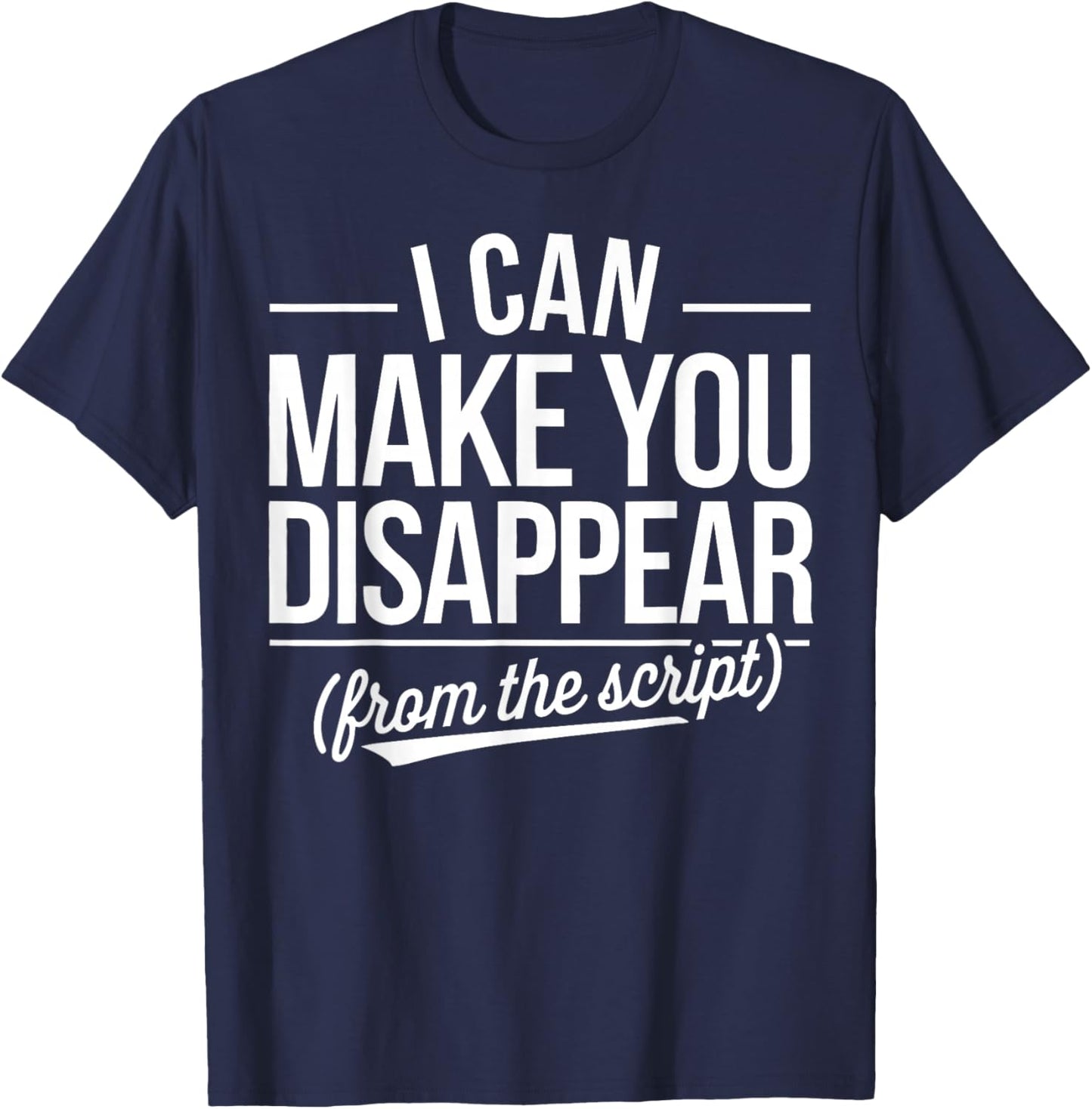 Stage Manager Hilarious Theater Manager T-Shirt - T-Shirt | Navy