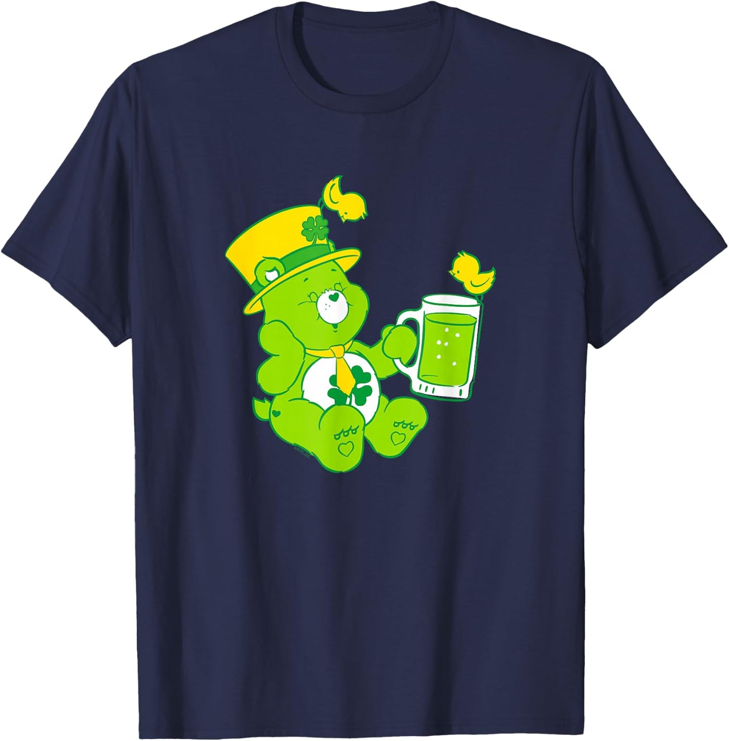 Care Bears Good Luck Bear St. Patrick's Lucky Juice T-Shirt - T-Shirt | Navy
