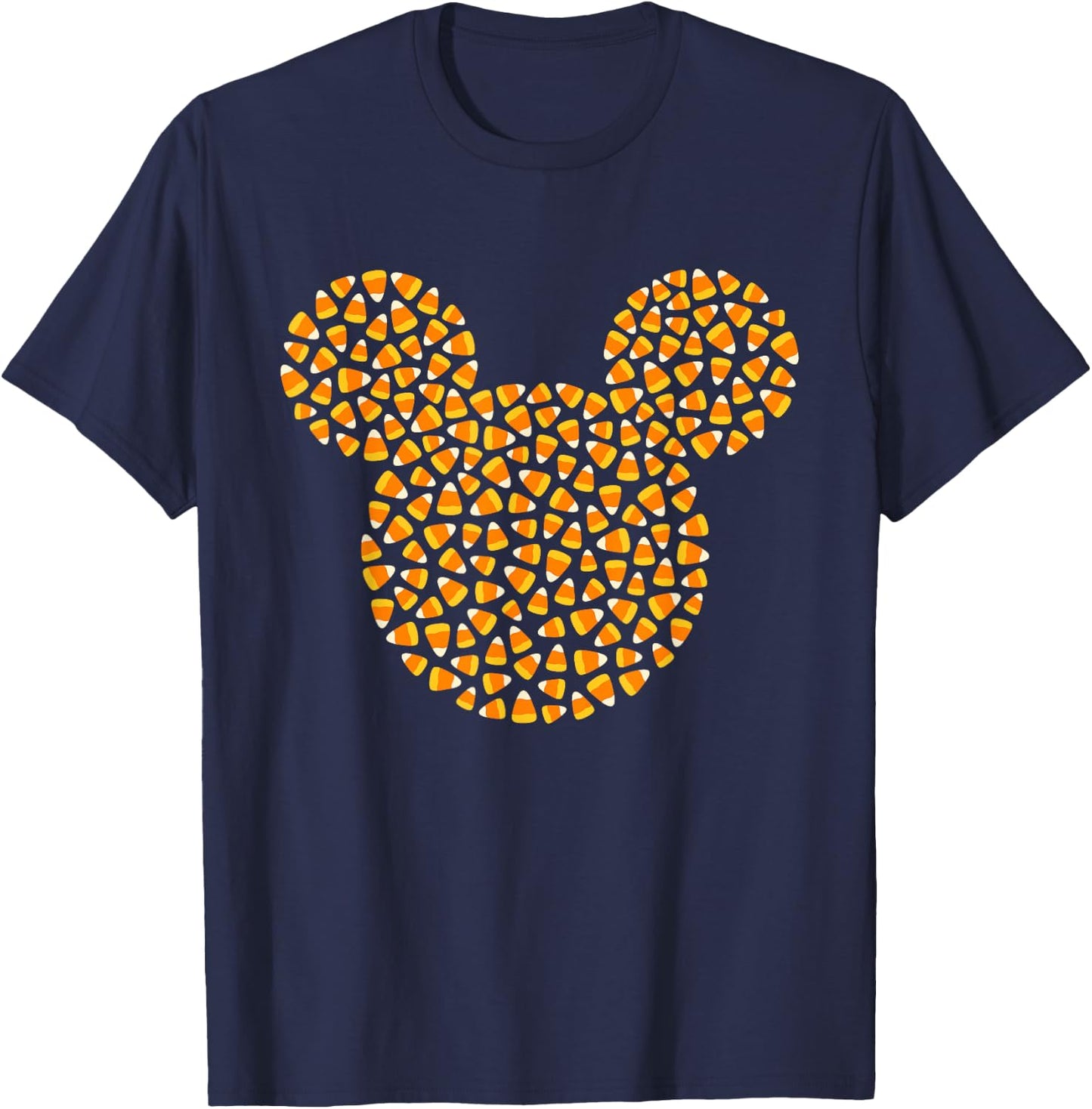 Disney Mickey Mouse Candy Corn Halloween T-Shirt - T-Shirt | Navy