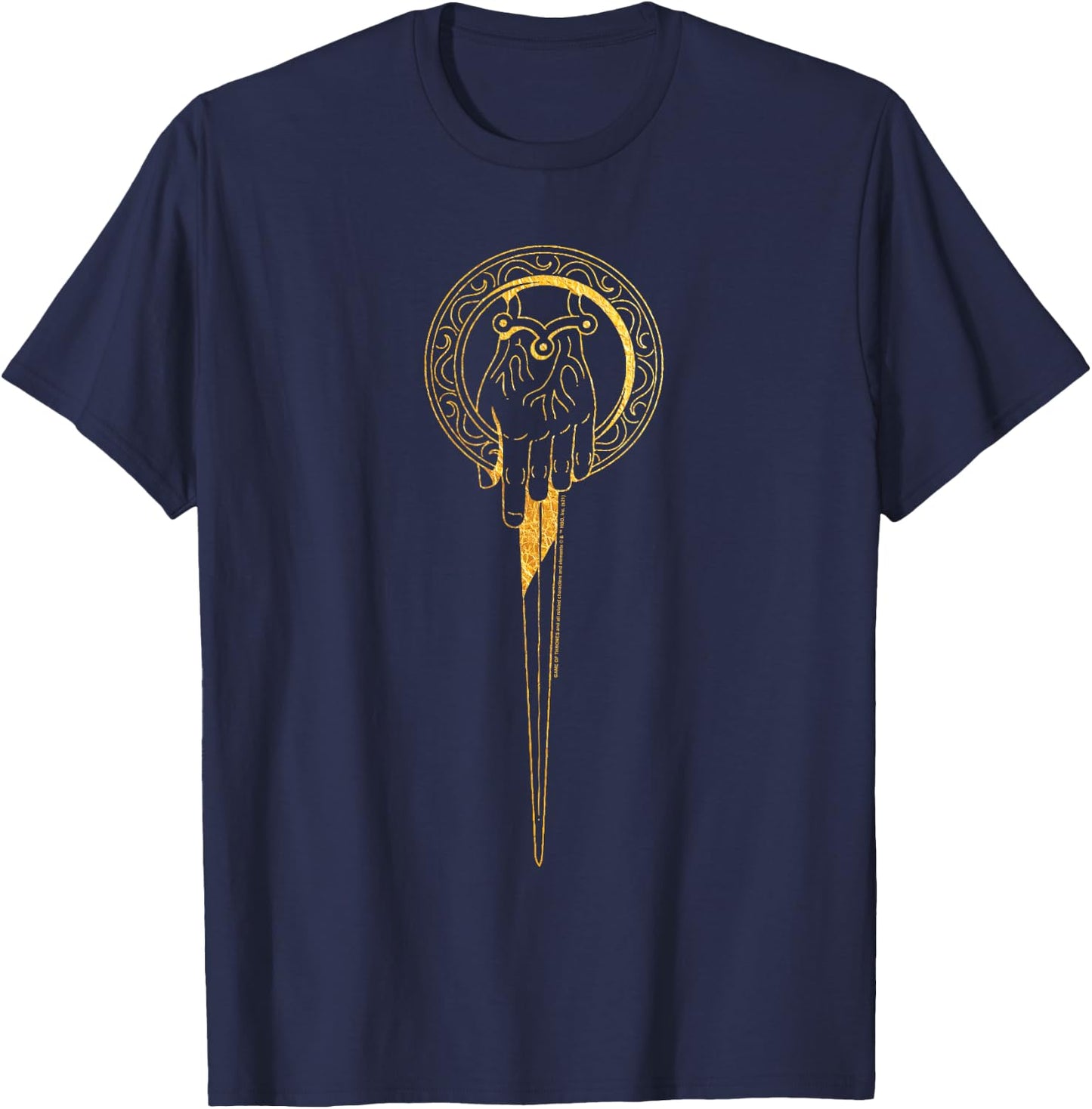 Game of Thrones Hand of The King Icon T-Shirt - T-Shirt | Navy