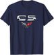 Classic CAR Emblem 1997-2004 C5 Muscle CAR Vintage Badge T-Shirt - T-Shirt | Navy