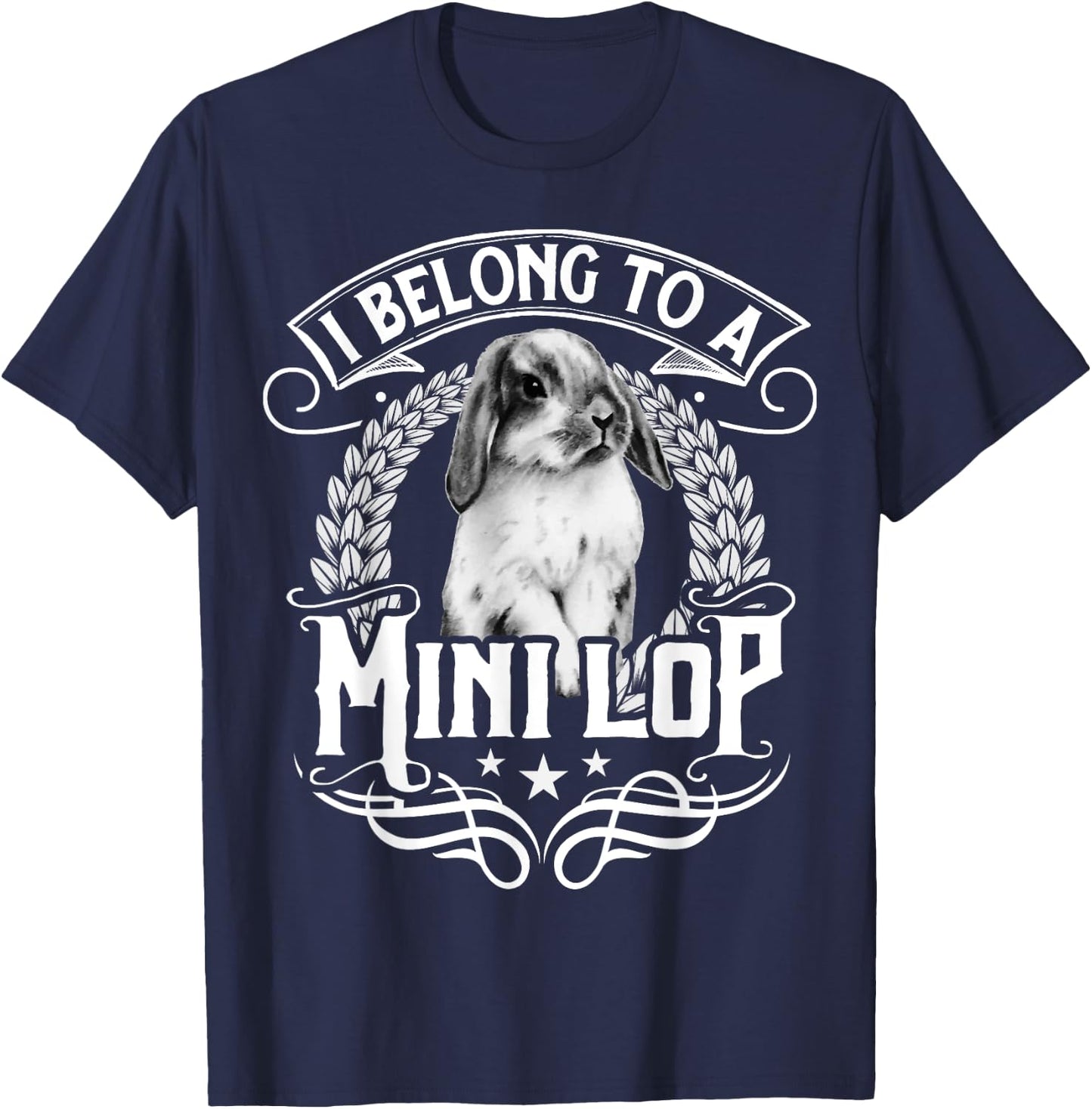 I Belong To A Mini Lop T-Shirt - T-Shirt | Navy