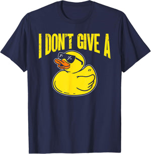 Duck Lover Funny Ducks I Don't Give A Duck T-Shirt - T-Shirt | Navy