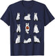 Cute Ghost Cat Funny Halloween Cat Design ghost cat T-Shirt - T-Shirt | Navy