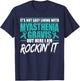 Funny Myasthenia Gravis Warrior T-Shirt - T-Shirt | Navy