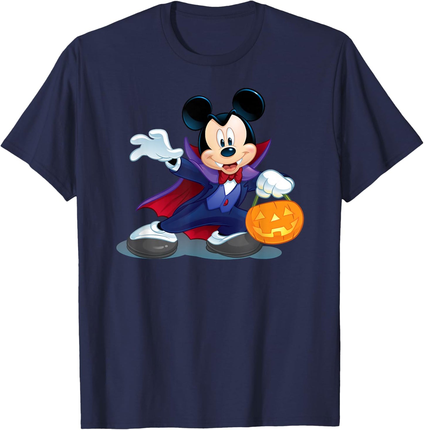 Disney Halloween Mickey Mouse Vampire T-Shirt - T-Shirt | Navy