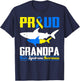 Proud Grandpa Shark Trisomy 21 Down Syndrome Awareness Day T-Shirt - T-Shirt | Navy