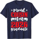 Proud Cousin of A 2026 Graduate Senior Family Graduation Day T-Shirt - T-Shirt | Navy