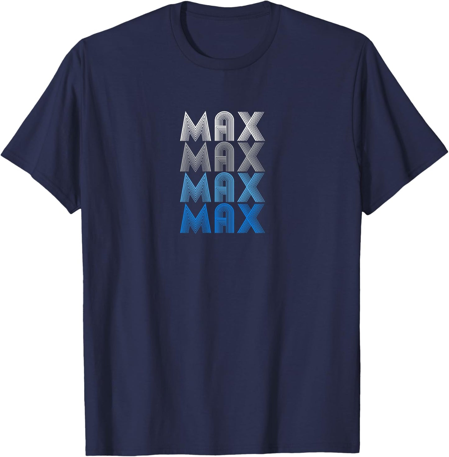 Max - Boys Name Birthday Gift T-Shirt - T-Shirt | Navy