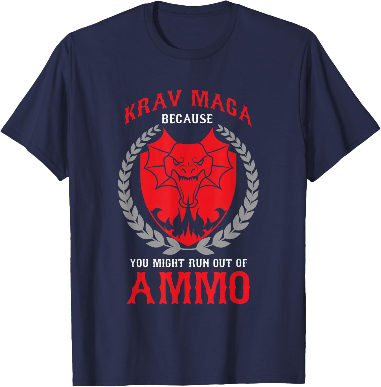Krav Maga Israeli Contact Combat Sport T-Shirt - T-Shirt | Navy