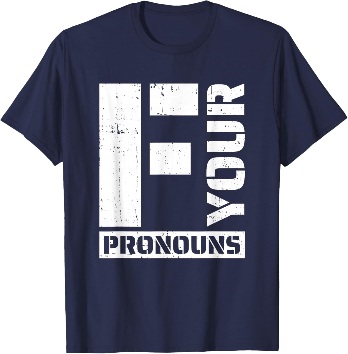 Conservative Pride - Anti Pronouns T-Shirt - T-Shirt | Navy