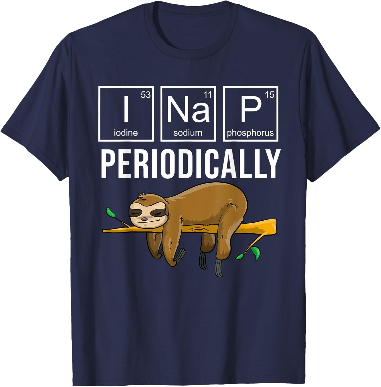 Nap Art Women Kids Sleep Nap Periodically Nap Lover T-Shirt - T-Shirt | Navy