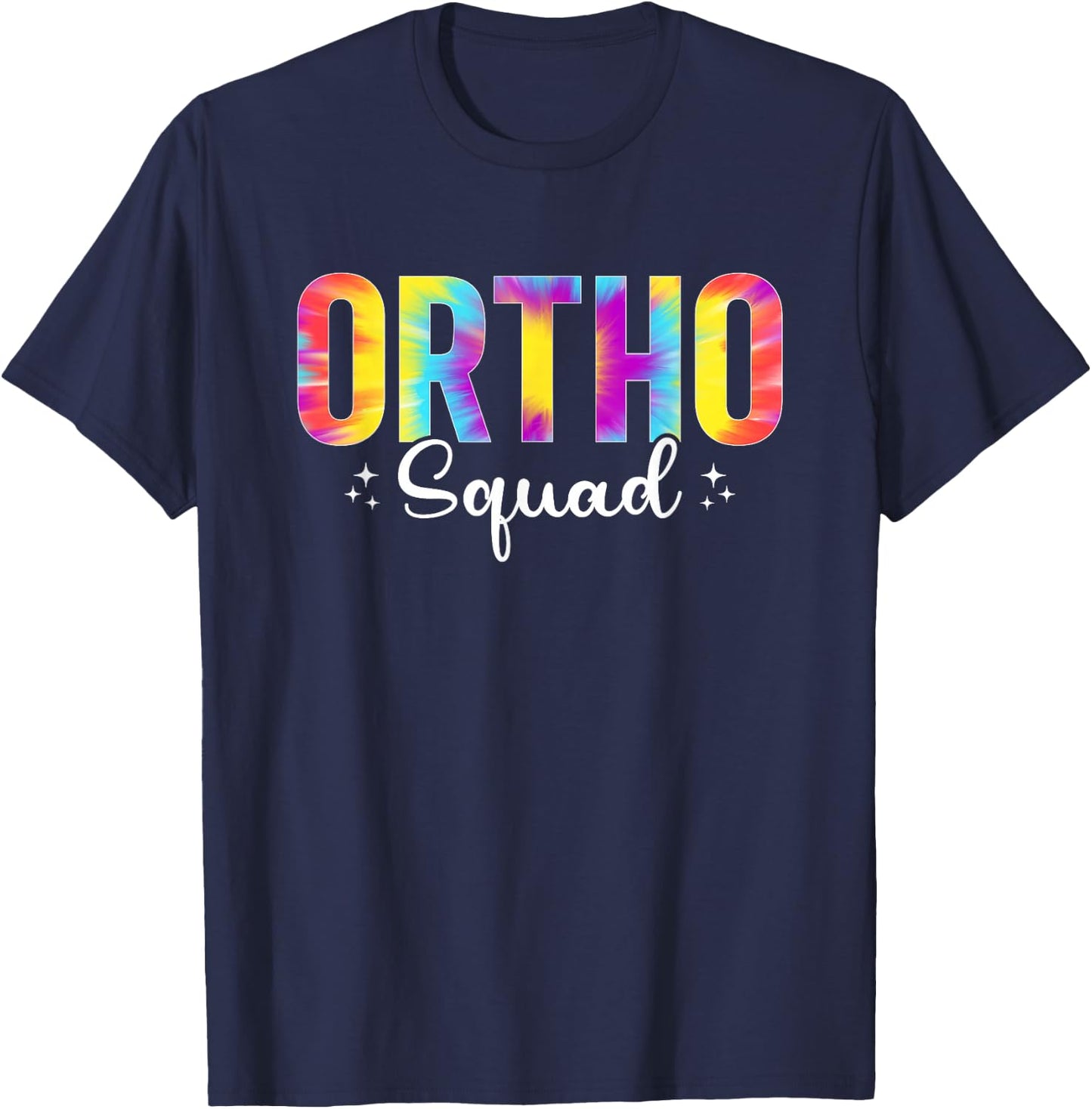 Ortho Squad Orthopedic Surgeon Orthopedist Tie Dye T-Shirt - T-Shirt | Navy
