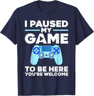 Cool Video Game Art Women Video Gamer Gaming Lover T-Shirt - T-Shirt | Navy