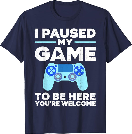 Cool Video Game Art Women Video Gamer Gaming Lover T-Shirt - T-Shirt | Navy