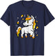 Halloween Unicorn Candy Corn Costume Girls Kid Toddler Women T-Shirt - T-Shirt | Navy