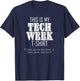 This Is My Tech Week Acting Musical Theatre Theater T-Shirt - T-Shirt | Navy