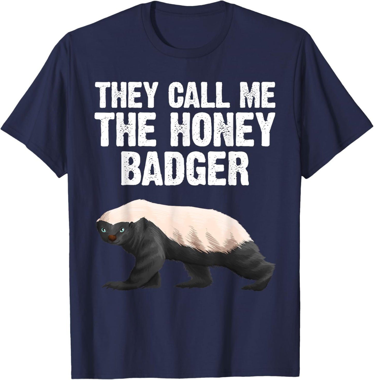 Cool Honey Badger Design Women Honey Badger Lover T-Shirt - T-Shirt | Navy