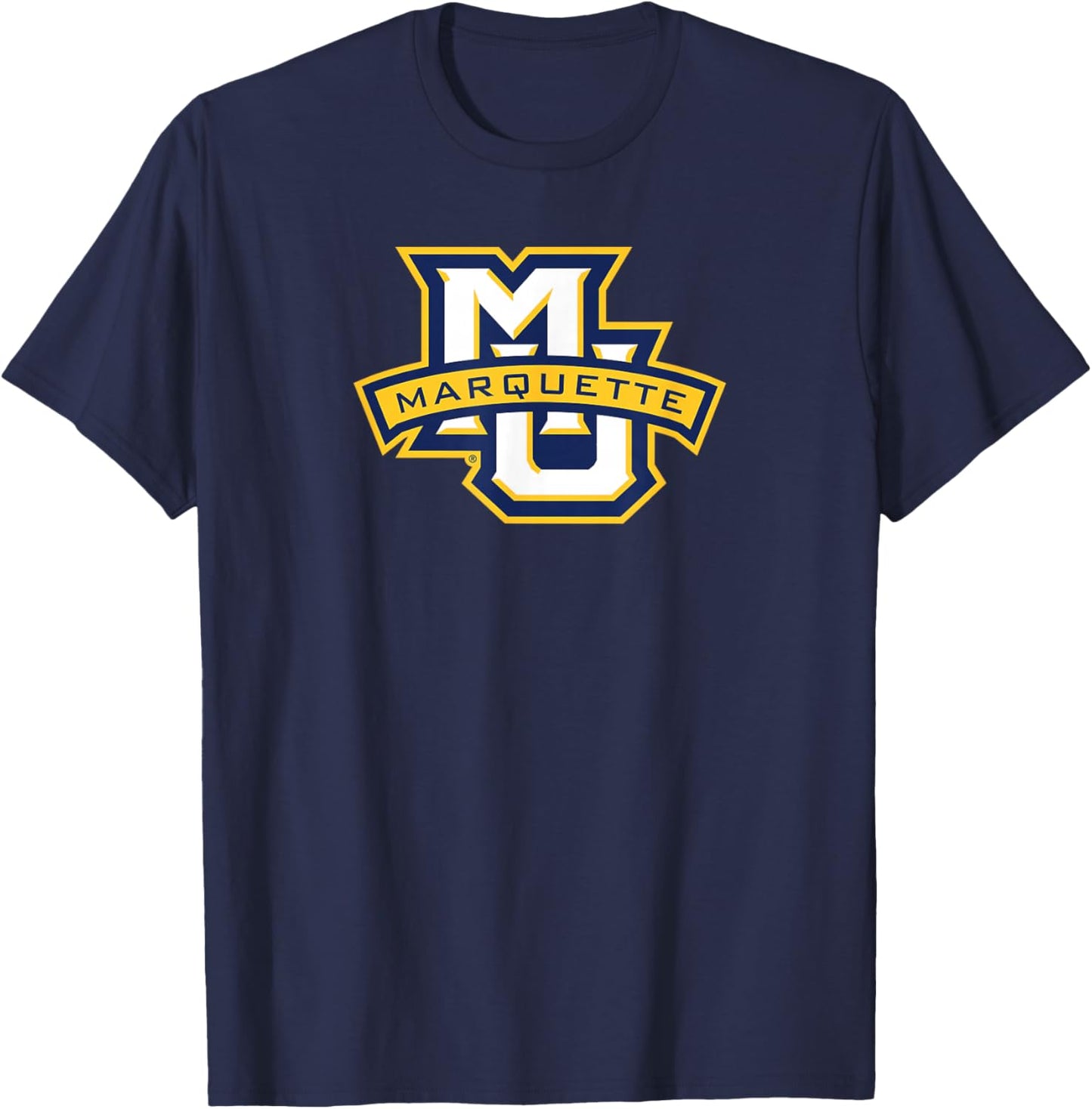 Marquette University Golden Eagles Primary Logo T-Shirt - T-Shirt | Navy