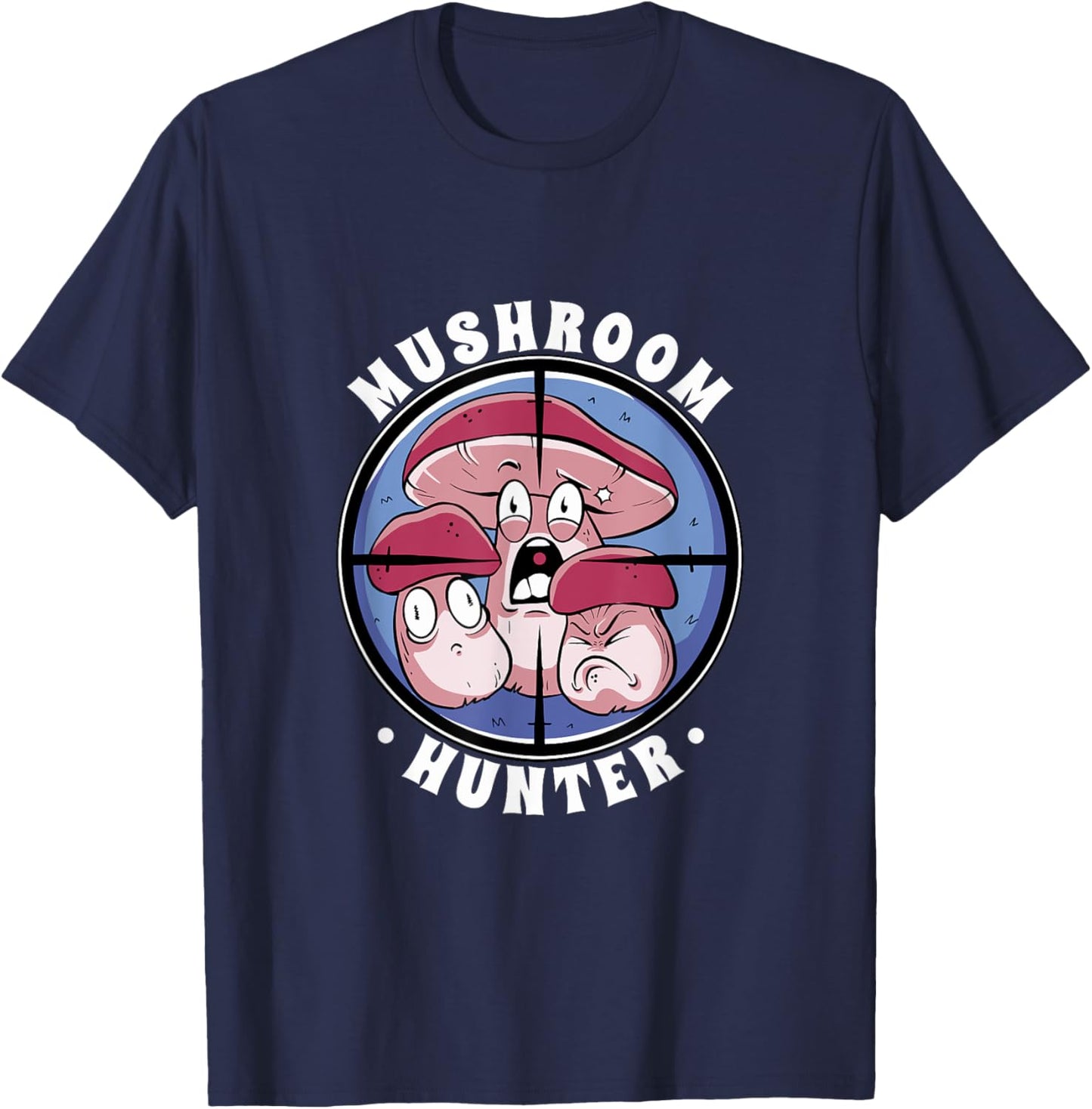 Funny Foraging Morels Fungi Mushroom Picker Mushroom Hunter T-Shirt - T-Shirt | Navy