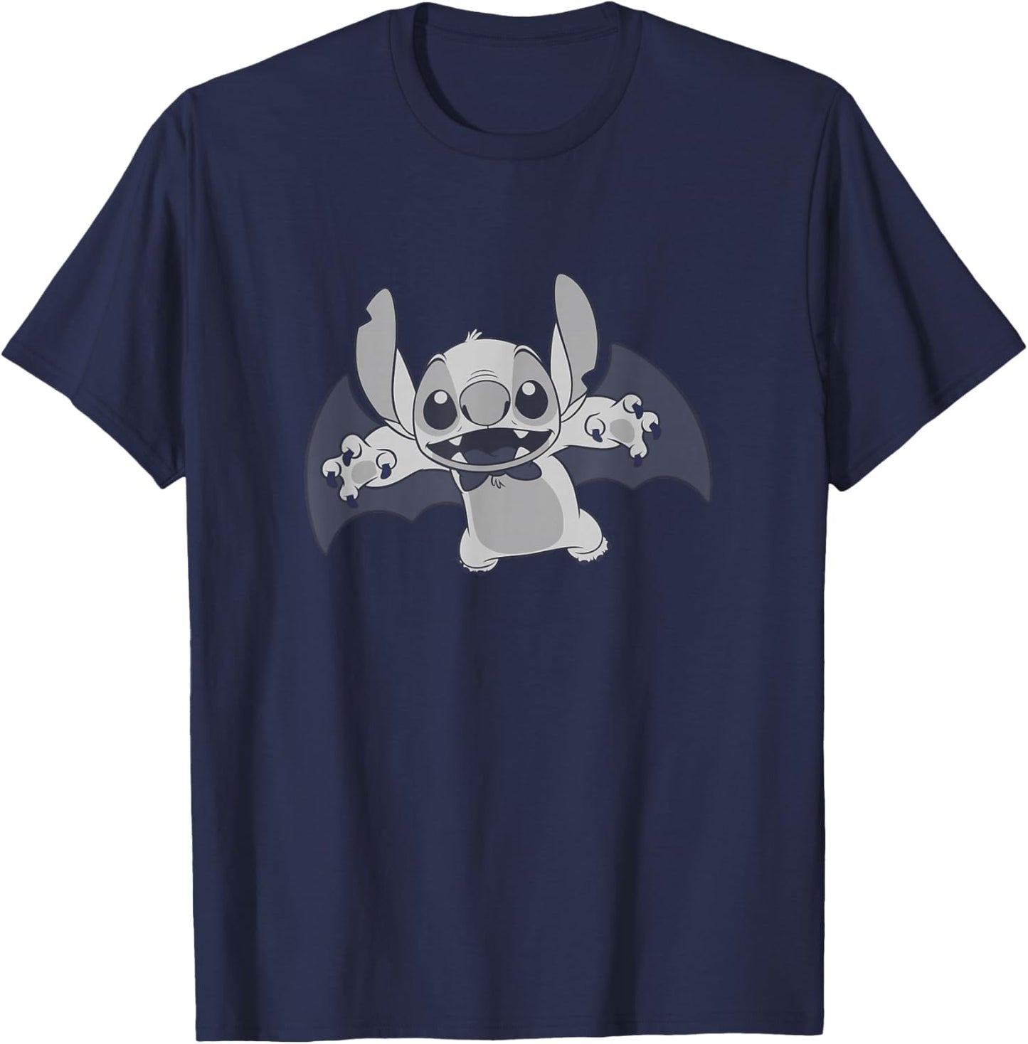 Disney Lilo & Stitch Halloween Vintage Vampire Costume Pose T-Shirt - T-Shirt | Navy