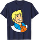 Kids Scooby-Doo Fred Big Face T-Shirt - T-Shirt | Navy
