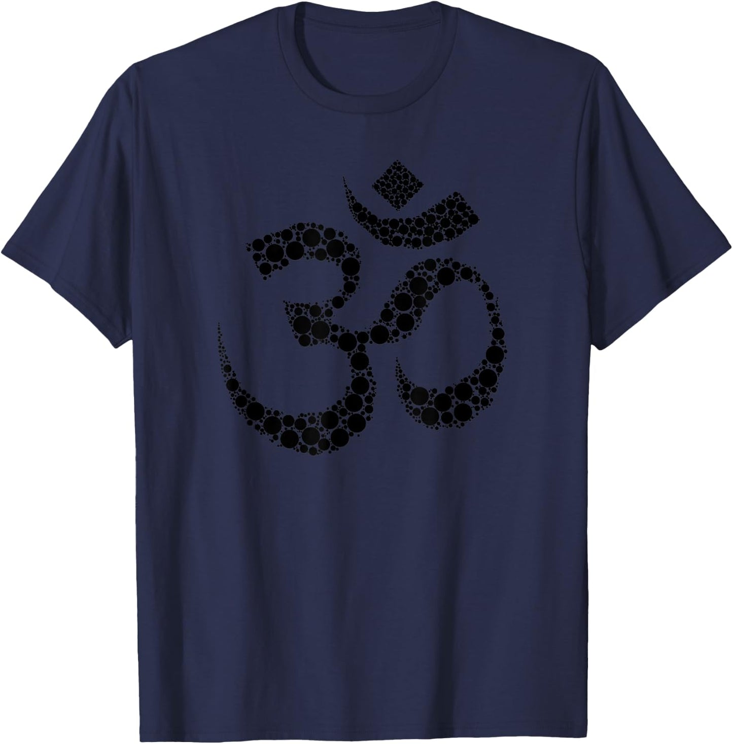 Om Yoga Aum Ohm Hindu Meditation Symbol Graphic T-Shirt - T-Shirt | Navy
