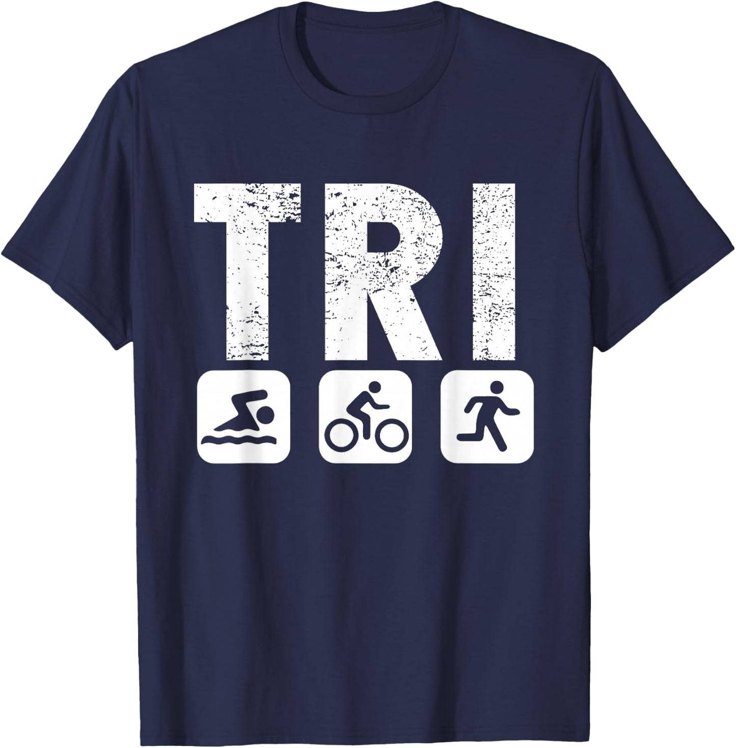 Tri Trilife Triathlon T-Shirt - T-Shirt | Navy