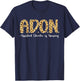 ADON Assistant Director Of Nursing Leopard T-Shirt - T-Shirt | Navy