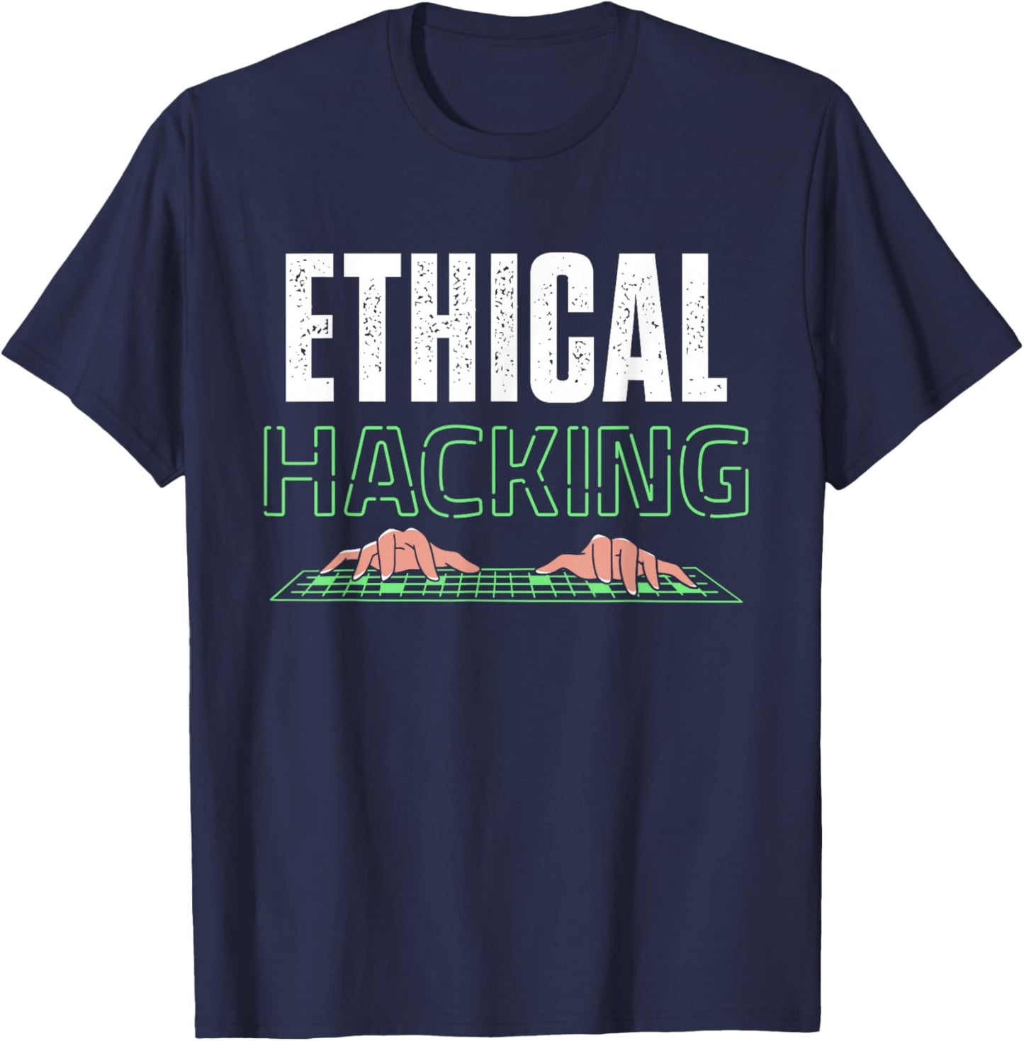 Ethical Hacking Computer Hack Hackrer T-Shirt - T-Shirt | Navy