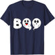 boo spooky Halloween pumpkin spooky pumpkin T-Shirt - T-Shirt | Navy
