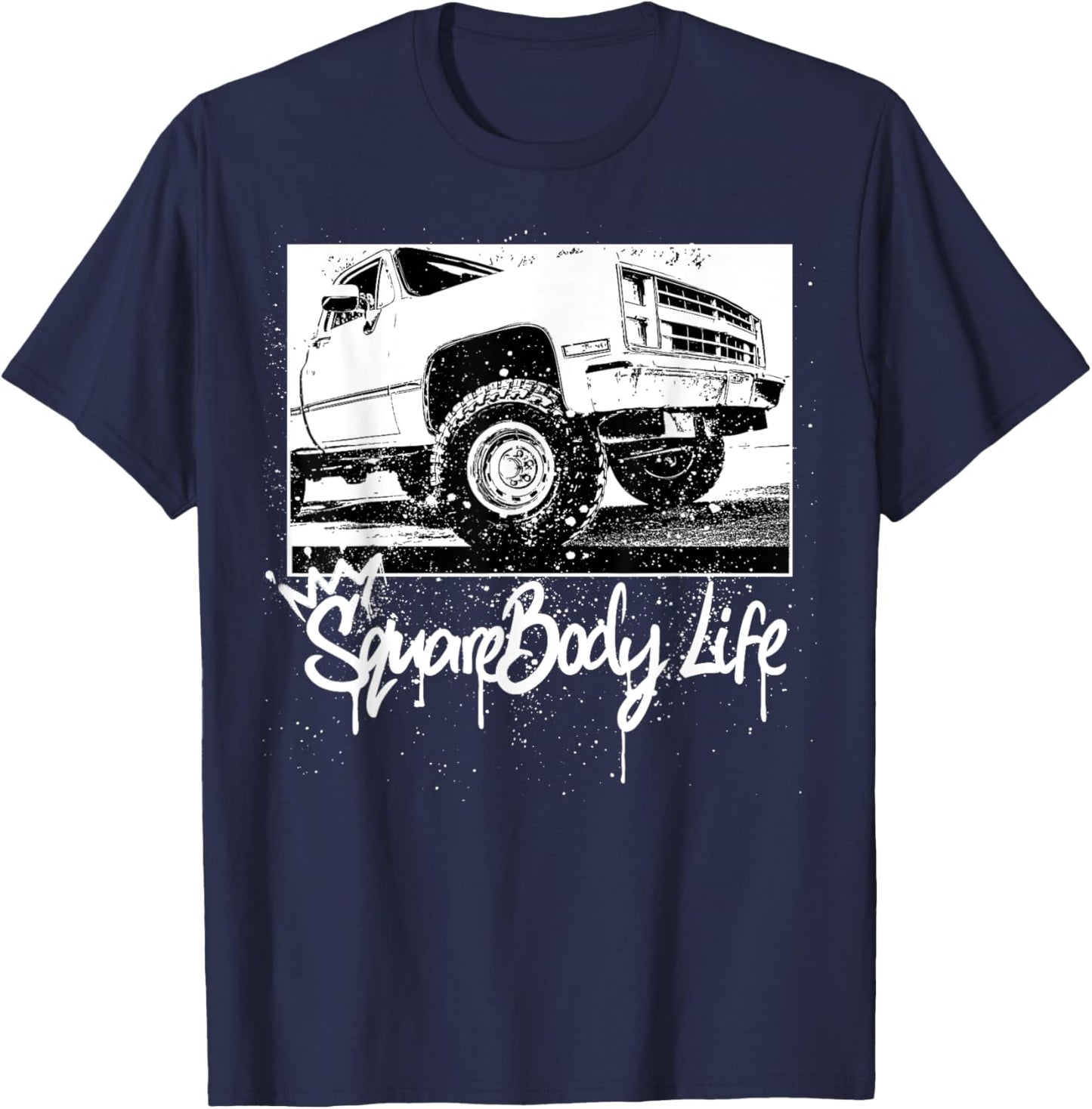 C10 / K10Squarebody Life C10 Classic Squarebody Nation T-Shirt - T-Shirt | Navy