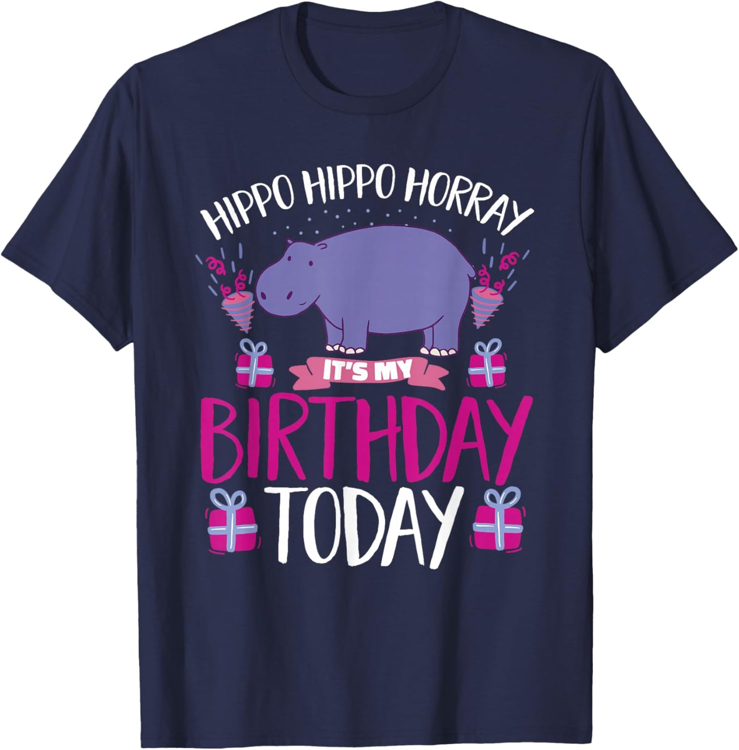 Hippo Hippo T-Shirt - T-Shirt | Navy