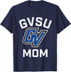 Grand Valley State University GVSU Lakers Arched Mom T-Shirt - T-Shirt | Navy