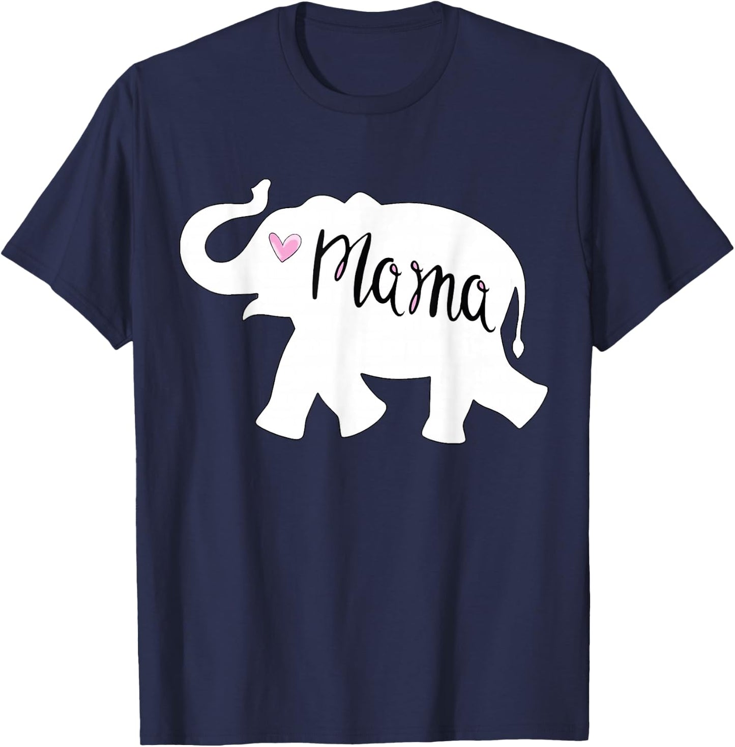 Mama Africa Elephant Mother : Cute for Mom T-Shirt - T-Shirt | Navy