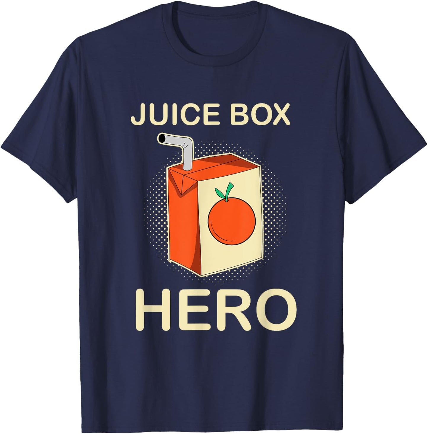 Juice Box Hero Diabetes Awareness Month T-Shirt - T-Shirt | Navy