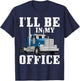 Truck Driver Art Dad Women Trucking CDL Trucker T-Shirt - T-Shirt | Navy