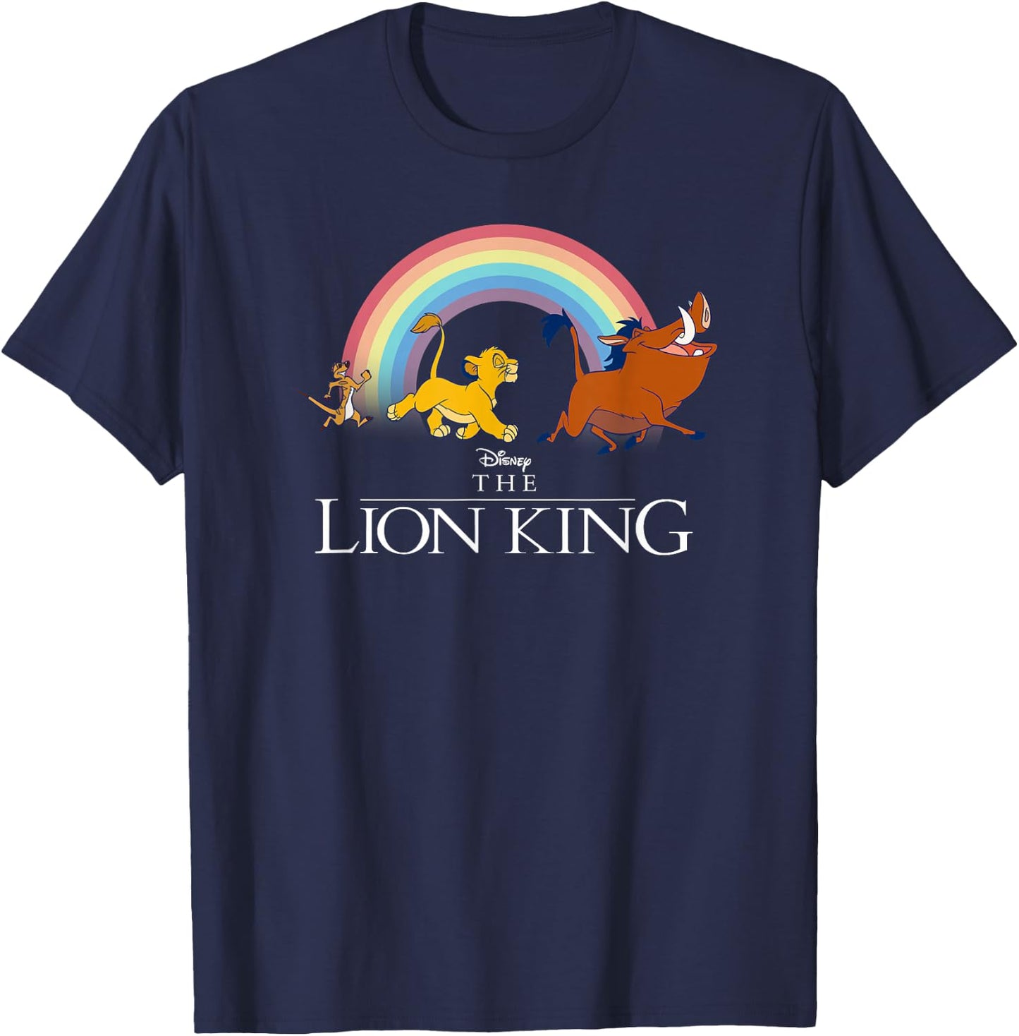 The Lion King - Hakuna Matata Simba Timon Pumbaa T-Shirt - T-Shirt | Navy