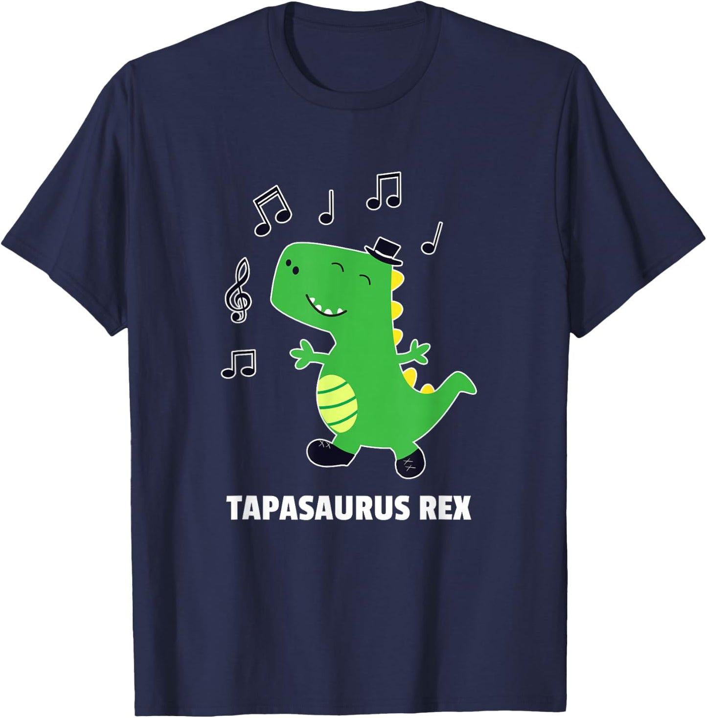 Tap Dance -Tapasaurus Rex-Dinosaur Recital Gift T-Shirt - T-Shirt | Navy