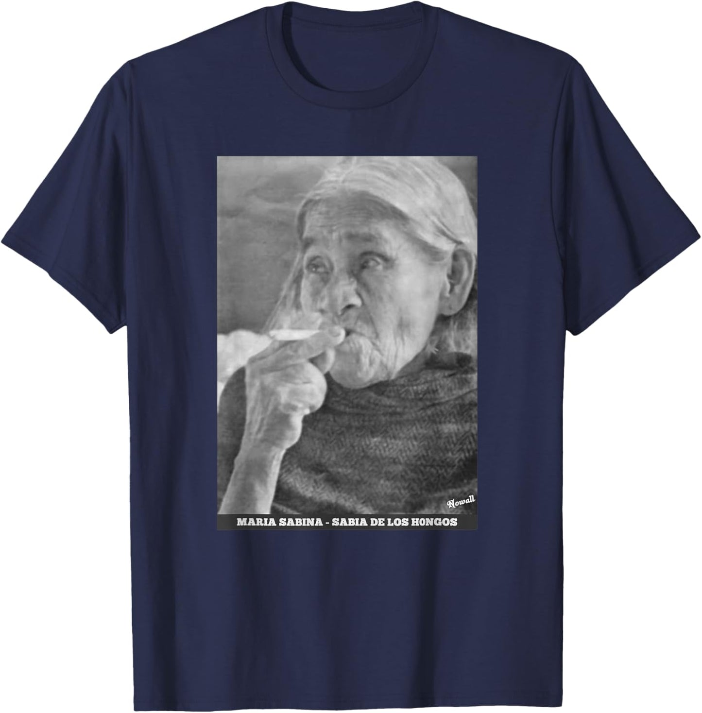 Maria Sabina, Curandera Mexicana T-Shirt - T-Shirt | Navy
