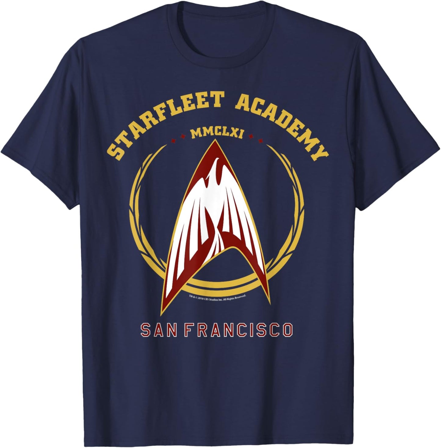 Star Trek Starfleet Academy Delta Crest Premium T-Shirt - T-Shirt | Navy