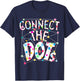 Connect The Dots Colorful Polka Dot International Dot Day T-Shirt - T-Shirt | Navy