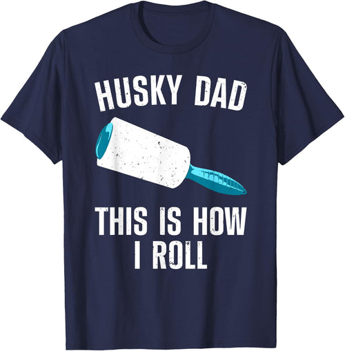 Husky Dad Art For Father Men Husky Lover Siberian Husky Dog