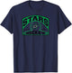 Dallas Stars Glide White Officially Licensed T-Shirt - T-Shirt | Navy