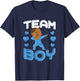 Cool Team Boy Gender Reveal Dabbing Black Baby It's A Boy T-Shirt - T-Shirt | Navy